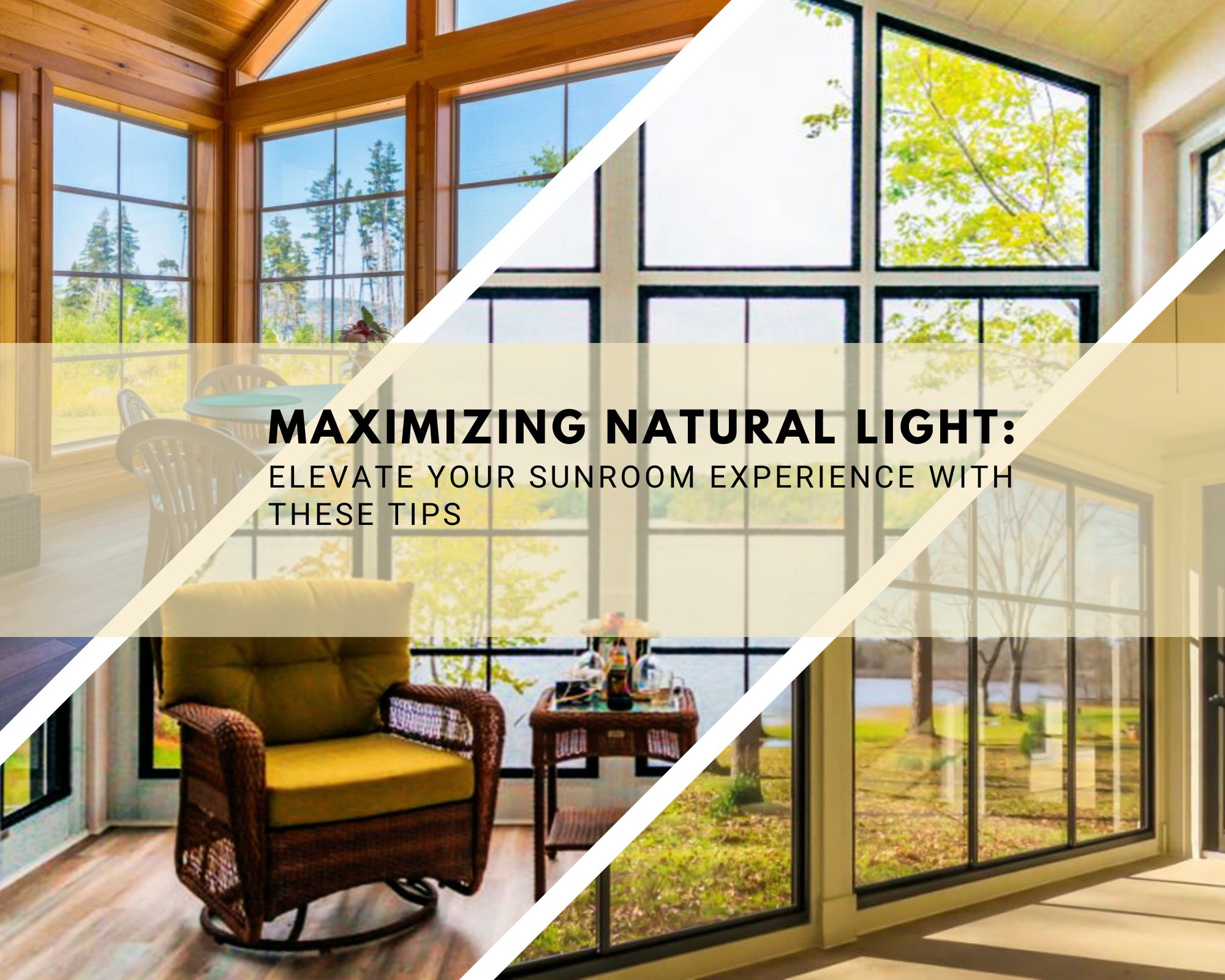 Elevate Your Sunroom Experience With These Lighting Tips